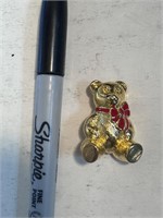 Trifari Teddy Bear Brooch