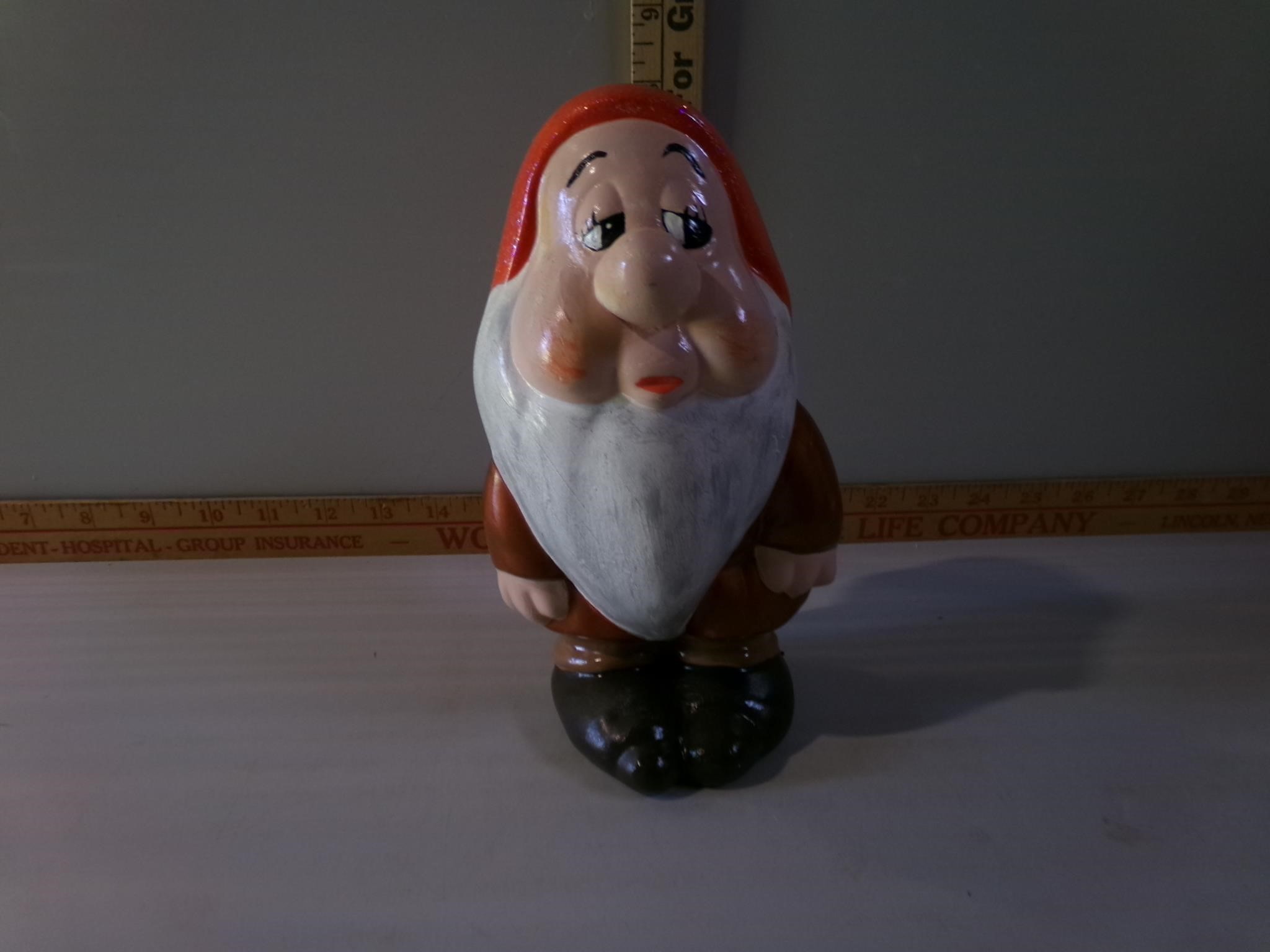 Approx 8" ceramic Disney figurine, Dwarf