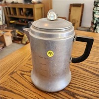 Coffee Aluminum Pot 10 inch