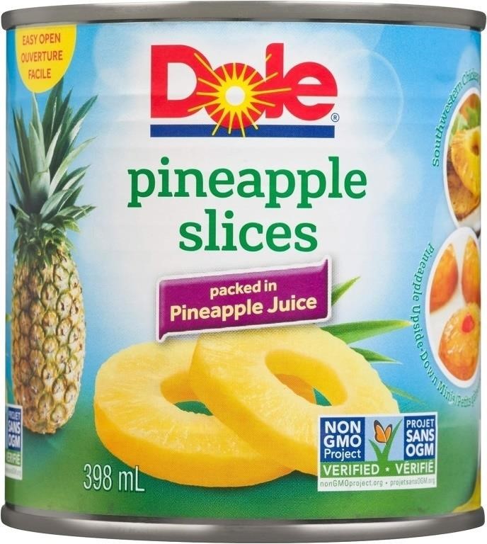 (N) Dole Canned Sliced Pineapple in Pineapple Juic
