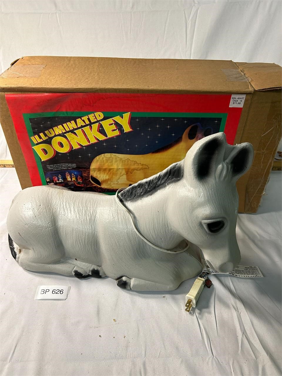 VTG Christmas Blow Mold Donkey