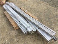 Pallet of Metal Girders and Rods