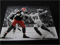 DAWAND JONES SIGNED 8X10 PHOTO BROWNS JSA