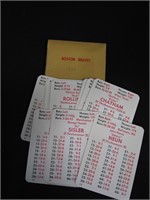 1930 BOSTON BRAVES APBA TEAM CARD LOT