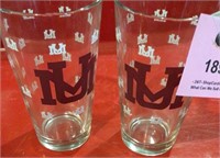 MU Emblem Drinking Glasses
