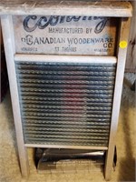 Economy Wood & Glass Washboard