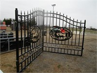 New/Unused 20' Bi-Parting Wrought Iron Gates