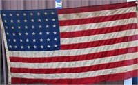 VINTAGE 48 STAR AMERICAN FLAG  3' X 5'