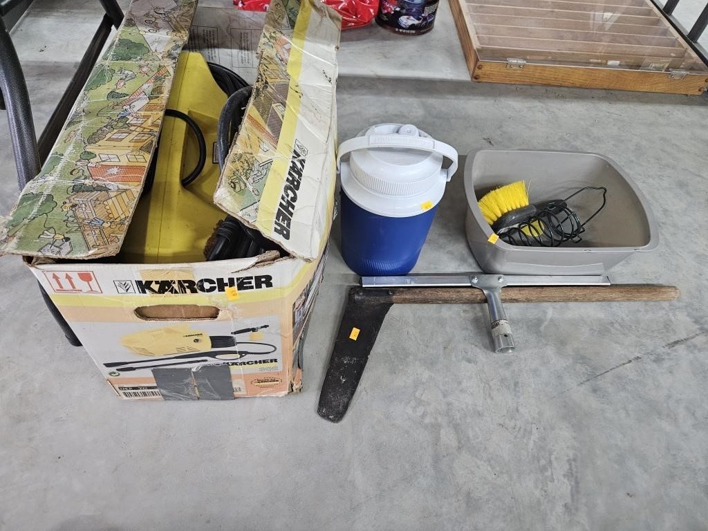 Karcher pressure washer and misc items