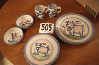 (8) Pieces of M.A. Hadley Pottery(R7)