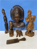 Various Carvings From Indonesia