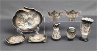 Assorted Vintage Dragonware Including Vases
