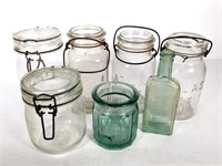 Vintage Bottles and Mason Jars