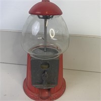 Vintage Gumball Machine Red Carousel Industries