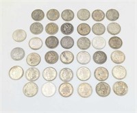 Thirty Eight Morgan Philadelphia Silver Dollars