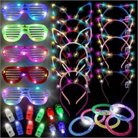 SEALED $39 50PC LED Glowing Party Supplies