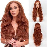 24inch - brown Xiweiya Copper Red Hair Long Body