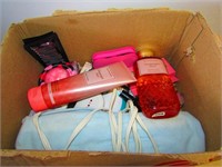 Box of Various Beauty Supply, Personal Care Items