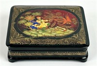 MSTERA RUSSIAN BLACK LACQUER BOX