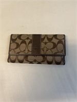 Coach trifold wallet