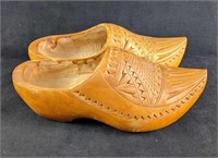 Wooden Hand Carved Danish Clog Decorations