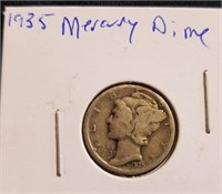 1935 Mercury Silver Dime