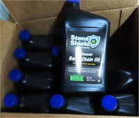 Ten (10) Stens Shield Bar and Chain Oil, 32 oz