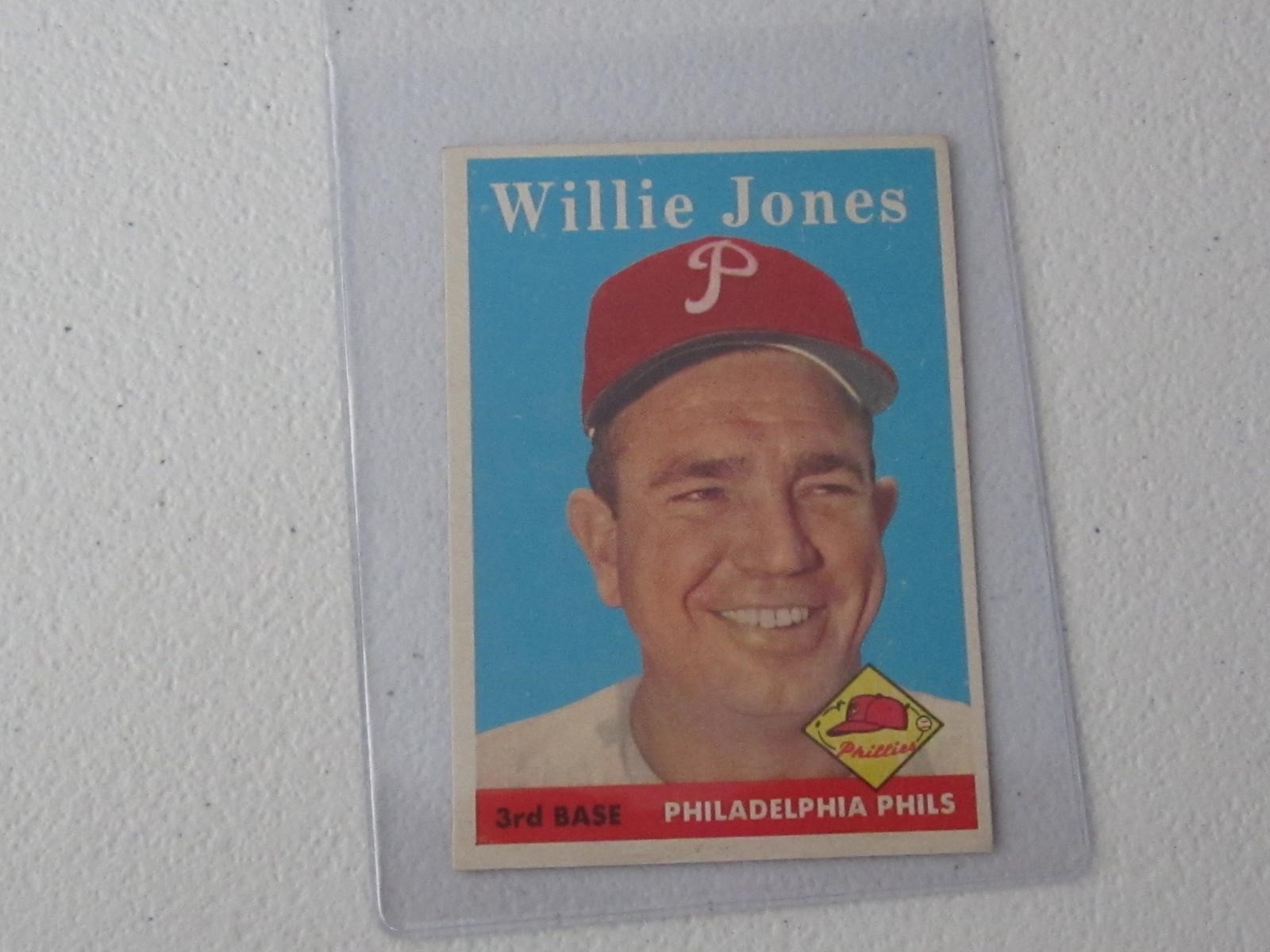 1958 TOPPS WILLIE JONES NO.181 VINTAGE