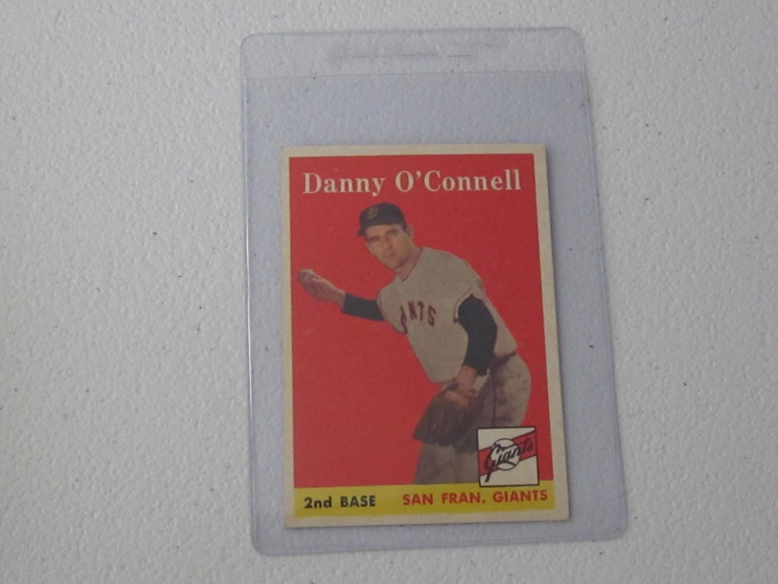 1958 TOPPS DANNY O'CONNELL NO.166 VINTAGE