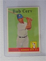 1958 TOPPS BOB CERV NO.329 VINTAGE