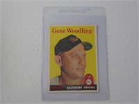 1958 TOPPS GENE WOODLING NO.398 VINTAGE