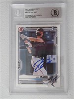 2021 BOWMAN DRAFT JOE MACK AUTHENTIC AUTO