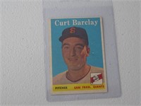1958 TOPPS CURT BARCLAY NO.21 VINTAGE