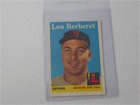 1958 TOPPS LOU BERBERET NO.383 VINTAGE