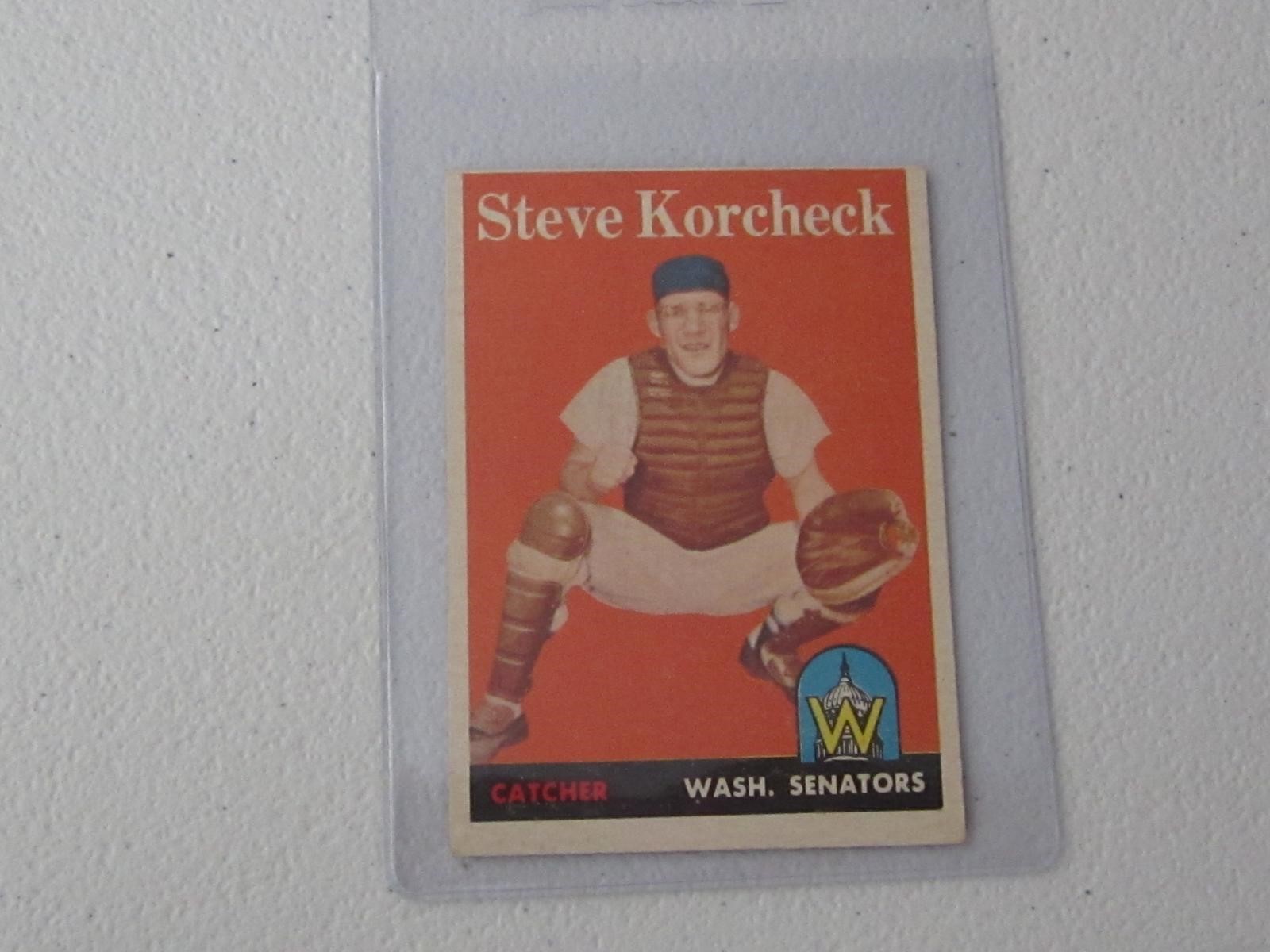 1958 TOPPS STEVE KORCHECK NO.403 VINTAGE