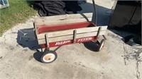 Radio Flyer Wagon with Wood Panel Sides