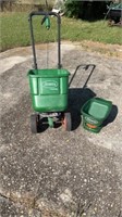 2pc Scotts Push and Hand Yard Spreaders both work