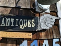 Boat Bumpers, Antiques Sign