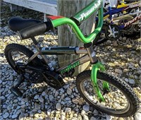Green Rallye Power Jolt Child's Bicycle With