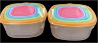 Rainbow Food Storage Bowls