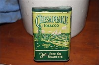 Rare Chesapeake Tobacco tin (will not stand on