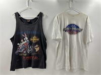 Harley Davidson Shirts (XL, L)