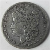 1884 S Morgan Silver Dollar - 90% US Coin