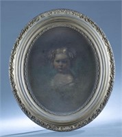 Portrait of Isabella Humphreys, O/C, 19th c.