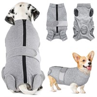 SlowTon Dog Surgery Recovery Suit - Zipper On Dog