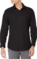 (Size: 3XL - black) REACTION Mens Dress Shirt