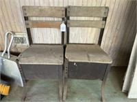 2 Children's School Chairs