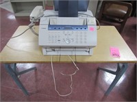 Table & Fax Machine