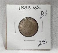 1883 N.C. Nickel BU