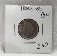 1883 N.C. Nickel BU